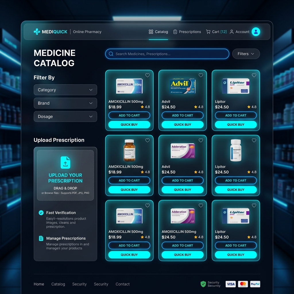 Pharmacy Store Website Template